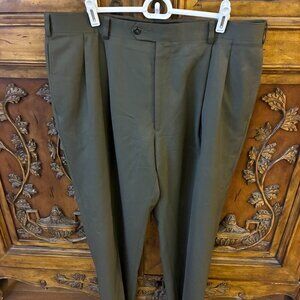 Mens Jos. A Bank Executive Collection Olive Dress Pants, Size 36X30 Classic Fit.